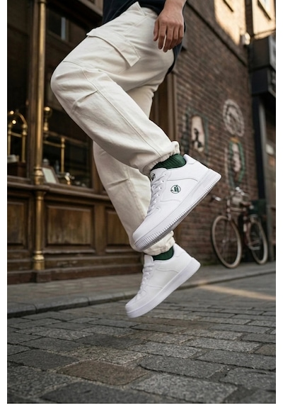 Vojo Fins Comfort Rahat Taban Erkek Sneaker Spor Ayakkabı 267800001895 05 Beyaz