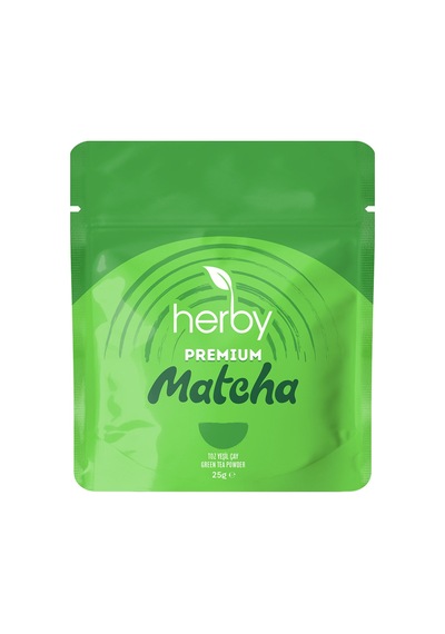 Herby Premium Matcha Sade 25 G - 4 Adet Tarı