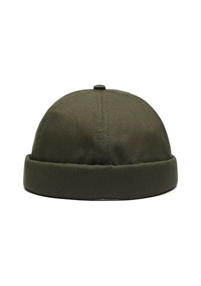 Eleven Market Retro Docker Cap Takke Leon Bere Unisex Şapka Haki