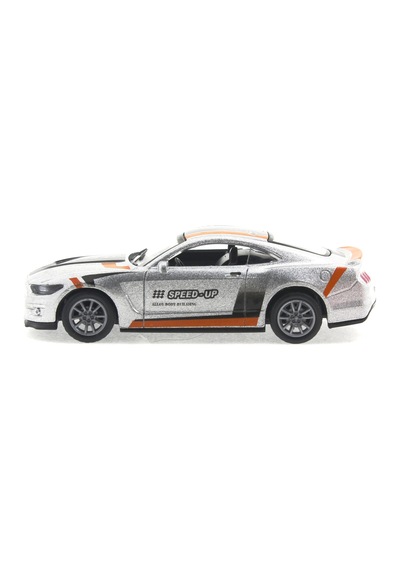 Die Cast Çek Bırak Metal Gri Yarış Arabası