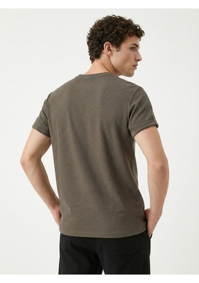 LOFT Regular Fit Erkek Tshirt K.kol Lf2042285 Q1.v1 Haki