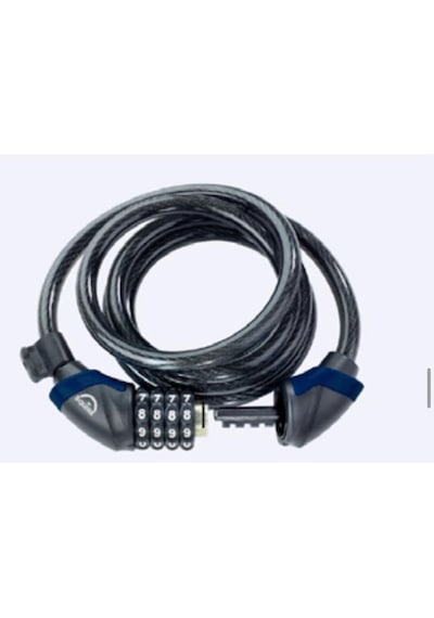 Squıre Zenith Combi Şifreli Kilit 12x1800mm Led Işıklı Siyah
