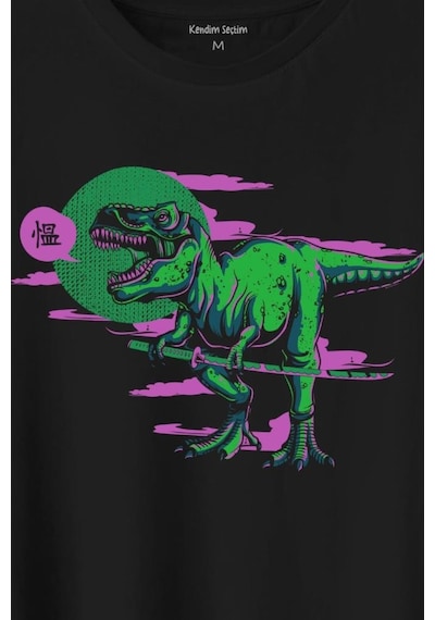 Dinazor Dinosaurs T-rex Streetwear Sokak Urban Baskılı Tişört Unisex T-shirt 001