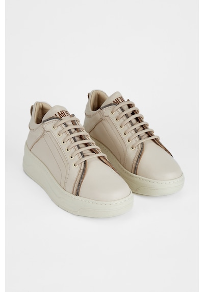 Valmenti Kadın Bej Hakiki Deri Sneakers & Spor Ayakkabı 775 1732 Bn Ayk Sk23/24 Bej