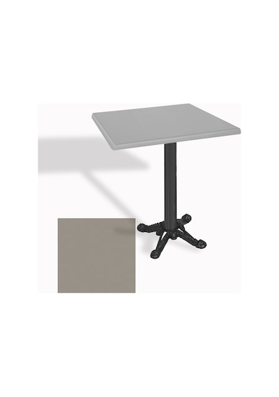 Çipa Döküm Ayak Kare Masa 80x80 Cm - Werzalit, Wermodin Ve Allzalit Tabla - Koyu Gri Çok Renkli Çipa Döküm Ayak Kare Masa 80x80 Cm - Werzalit, Wermodin Ve Allzalit Tabla - Koyu Gri Çok Renkli