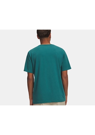 Under Armour Ua M 60/40s Armor Globe Ss Erkek Günlük Tişört 6009261-338 Yeşil Yeşil