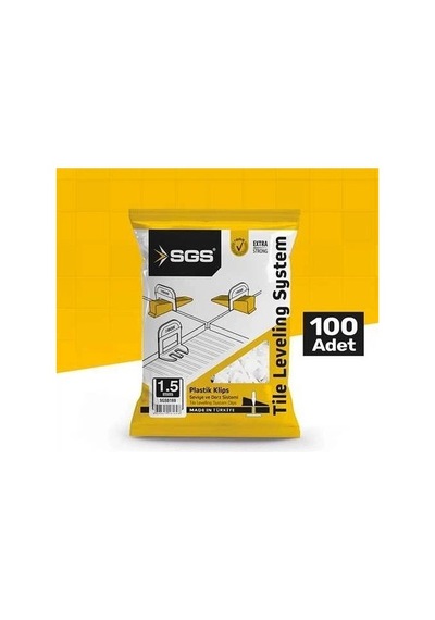 Sgs6169 1,5 Mm Derz Seviye Tespit Klipsi Pk/100 Adet