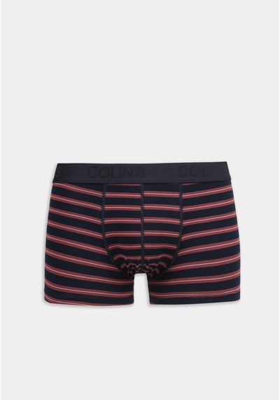 Colin's Colins Trunk Fit Çizgili Erkek Lacivert Boxer Cl1082921 Q1.v2 Nav