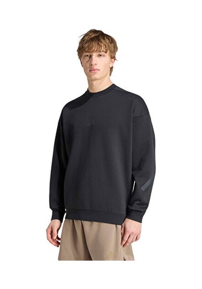 Adidas M Z.n.e. Crw Erkek Günlük Sweatshirt Kf3771 Siyah