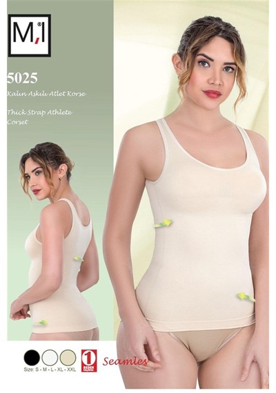 Lohusasepeti 5025 Kalın Askılı Atlet Lohusa Korse 001