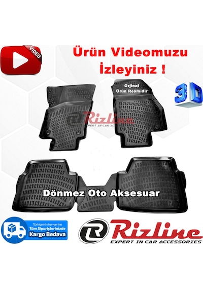 Opel Astra H 3D Paspas Havuzlu Siyah Hb 2004-2015 Arası Rizline N11.23634