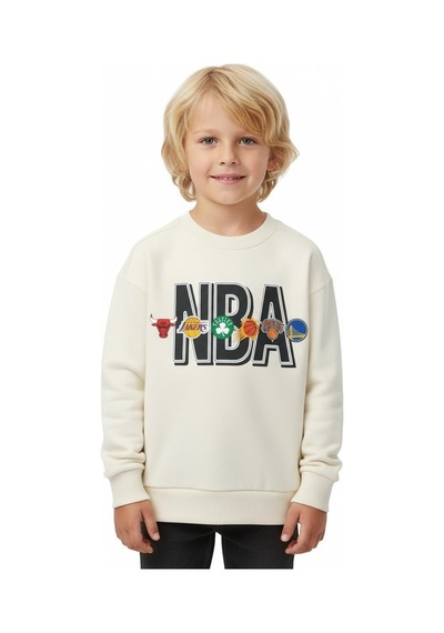 Seabubbles Nba Çocuk Sweatshirt Bej