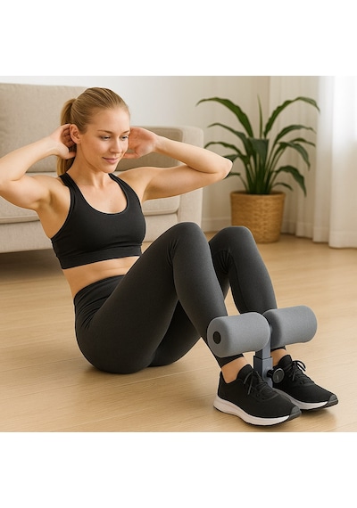 Vantuzlu Mekik Çekme Spor Aleti Karın Egzersizi Evde Spor Egzersiz Cks-1