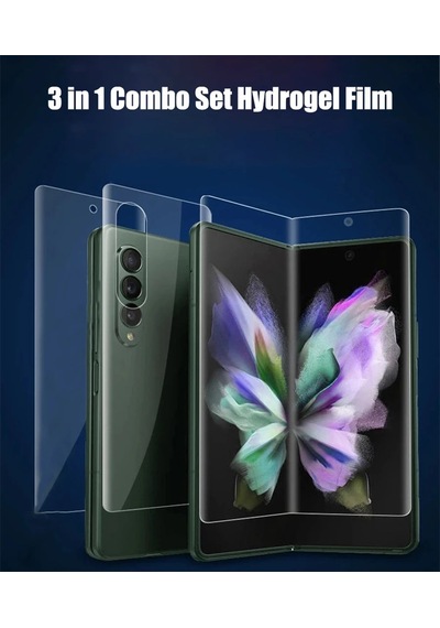 Huawei Honor Magic V2 Uyumlu 2 Ön 1 Arka Body Şeffaf Ultra Koruyucu Nano Jelatin