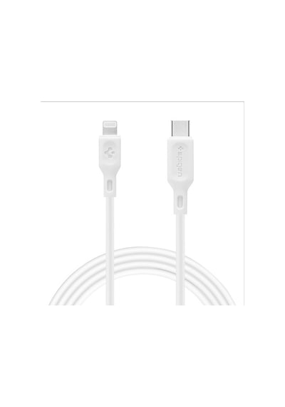 Spigen C10CL USB-C to Lightning Cable White (1m/Apple Uyumlu iOS MFI Certified) 000CA25416