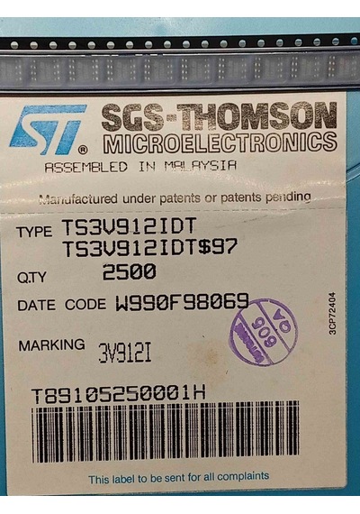 Ts3v912ıdt Smd Entegreler 3 Adet