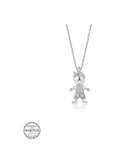 Swarovski Taşlı Gümüş Çocuk Kadın Kolye (518850532)