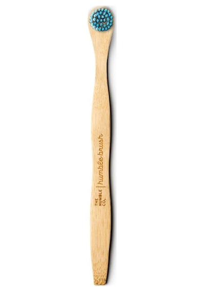 The Humble Co. Bambu Dil Fırçası Mavi 1 Paket 1000'li Set