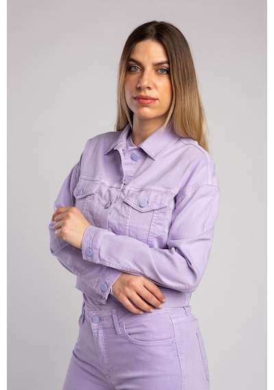 Vigoss Kadın Basıc Non Denim Ceket S-46560-70046 Lila