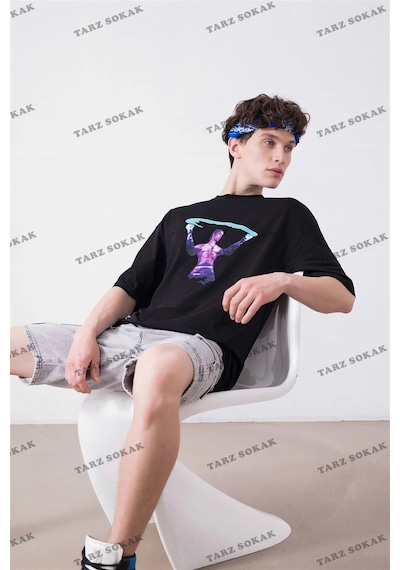 Tarzsokak Unisex Anti Social Club Siyah Siyah