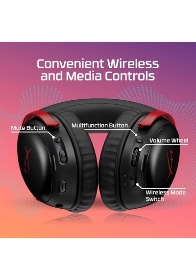 Cloud Iıı S Wireless Black-red Gaming Headset Kablosuz Oyuncu Kulaklığı