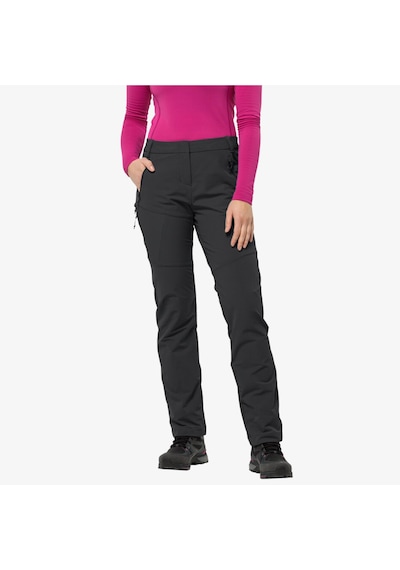 Jack Wolfskin Winter Glastal Kadın Siyah Outdoor Pantolon - 1508561