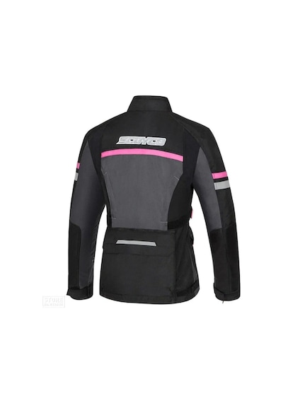 Ebakbak Motosiklet Montu 4 Mevsim Uzun Oxford 600-d Dayanıklı Kumaş Women Motor Mont Black