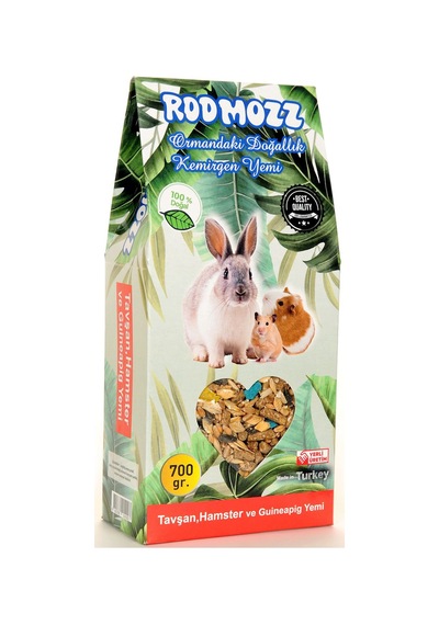 Rodmozz Vitaminli Kemirgen Hamster Guineapig Tavşan Yemi 700gr
