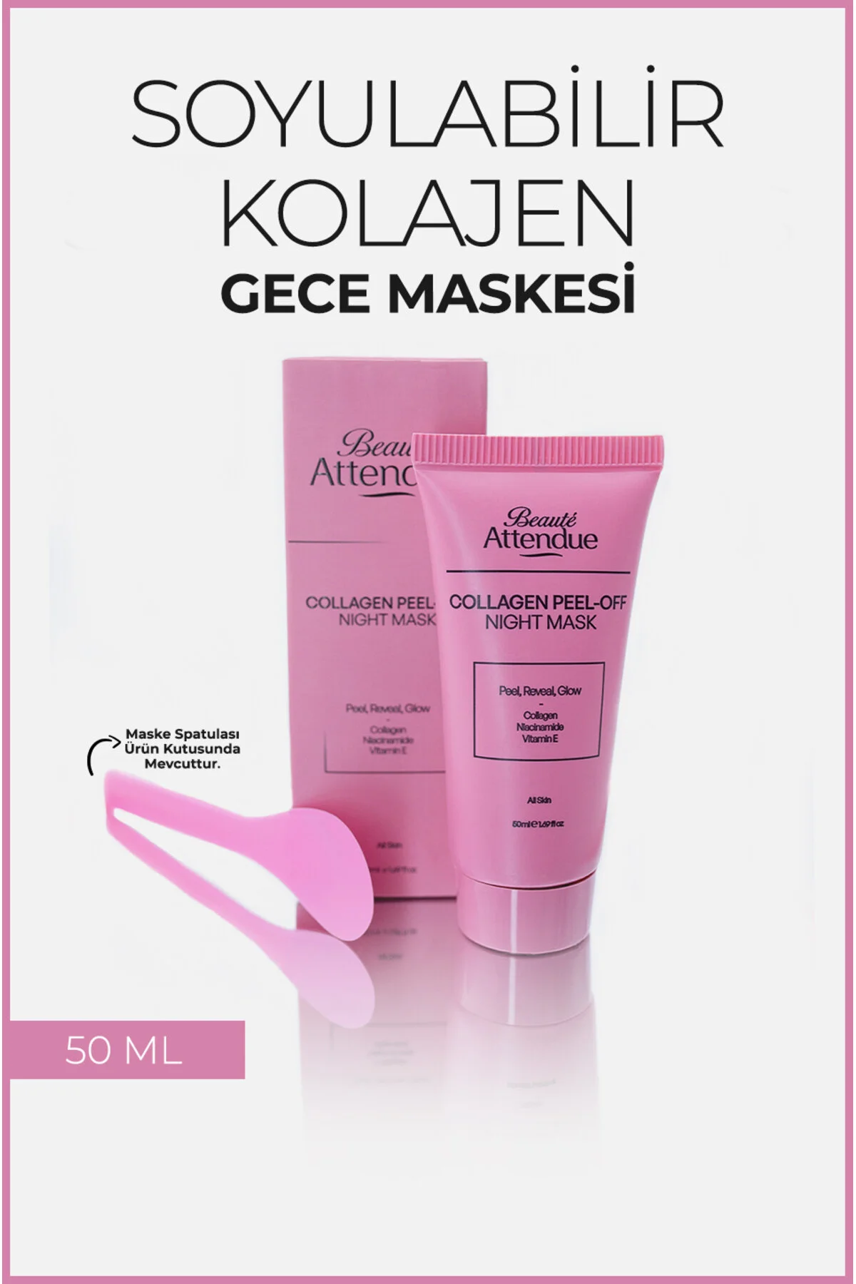 Beaute Attendue Soyulabilir Kolajen Gece Maskesi