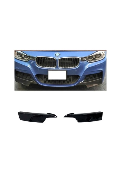 Bmw F30 3 Serisi M Performance Ön Flap Set PBlack 2012 - 2018