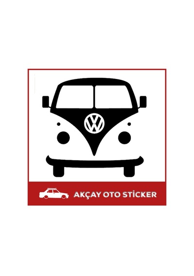 Volkswagen Minibüs Sticker Volkswagen Sticker Arma Sticker