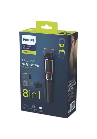 Philips Mg3730 Erkek Bakım Seti 8'i 1 Arada Saç & Sakal Şekillendirici 60 DK