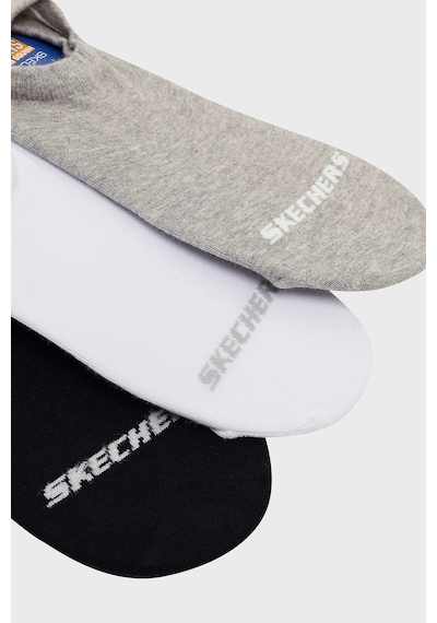 Skechers Pamuklu Logolu 3 Pack Çorap Unisex Çorap S2520314-3474 Beyaz