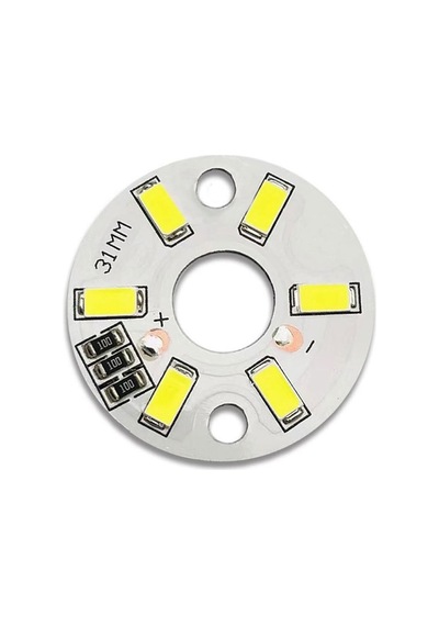 5730 5v 3w 31mm Beyaz Led Modül Aluminyum Pcb 6 Led Lamba Aydınlatma Işık
