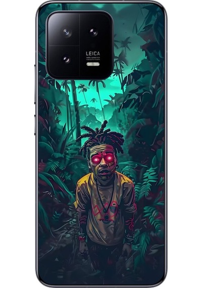 Xiaomi Mi 13 Pro Uyumlu Şeffaf Kılıf Aesthetic 7 Tasarımlı