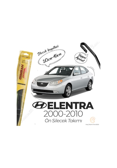 Hyundai Elantra Silecek Takımı 2000-2010 İnwells Hibrit