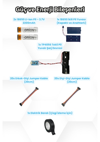 Arduino 4wd Robotik Araç Kiti - 4 Teker Robot Araba - Ble E-kitaplı Ve Videolu