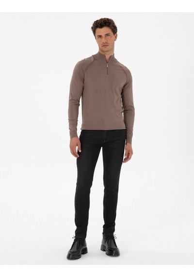 Pierre Cardin Erkek Vizon Kazak /triko 50315752-vr052 Vizon