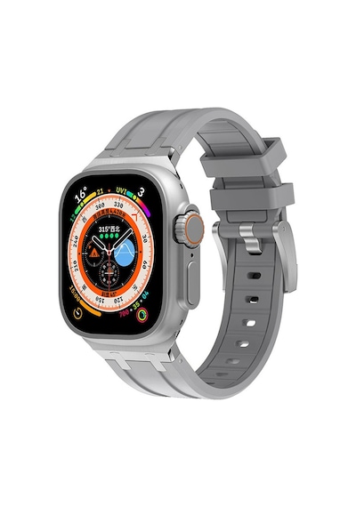 Kilifone -  Apple Uyumlu  Watch  Ultra 49mm - Kordon Silikon Kordon Krd-89