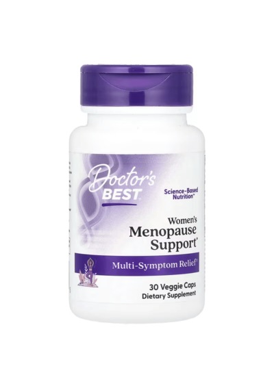 Doctor's Best Women's Menopause Support Multi-symptom Relief 30 Veggie Caps