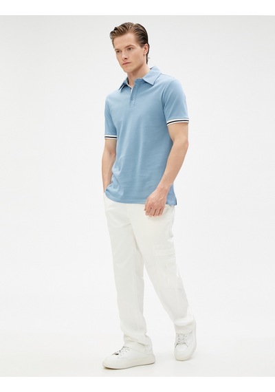 Koton Basic Polo Tişört Düğmeli Dar Kesim Kısa Kollu Pamuklu Mavi 3Sam10080Mk 3Sam10080Mk655 Koton Basic Polo Tişört Düğmeli Dar Kesim Kısa Kollu Pamuklu Mavi 3Sam10080Mk 3Sam10080Mk655