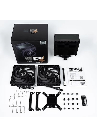 Scythe Kotetsu 4 Dual Fan Black Edition Cpu Hava Soğutucu, Intel Lga1700, Lga1151, Amd Am5, Am4 Dest