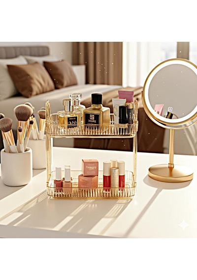 Banyo Düzenleyici Organizer Banyo Rafı Amber Sarı Diğer