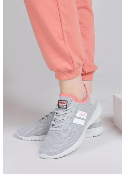 Jump 24853 Gri-somon Pembe Comfort Casual Anatomik Spor Ayakkabı 001