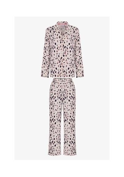 Penti Midnight Mood Uzun Kollu Gömlek Pantolon Pijama Takımı Çok Renkli