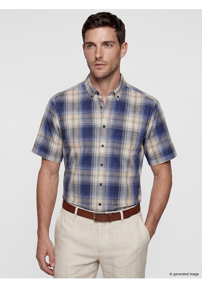 Lcwaıkıkı Classic Sarı Regular Fit Ekose Poplin Erkek Gömlek Lcwaıkıkı Classic Sarı Regular Fit Ekose Poplin Erkek Gömlek