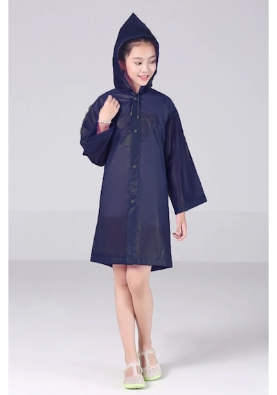 Marlux Eva Bordo Pratik Trend Çocuk Yağmurluğu Unisex 8- 12 Yaş