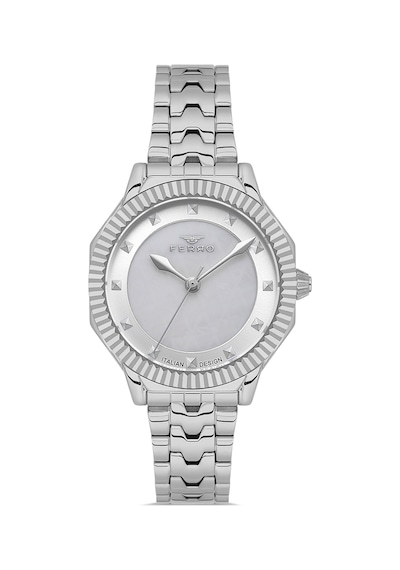 Ferro Fl21632awt-a Quartz Çelik Gri 32 Mm Kadın Kol Saati Gri