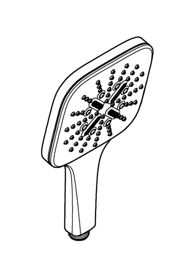 Grohe Rainshower Smartactive 130 Cube El Duşu 3 Akışlı - 26582al0