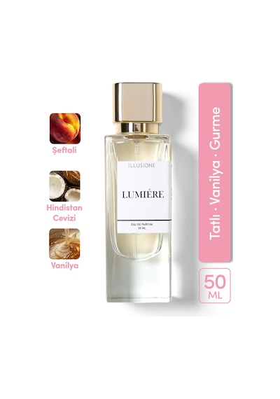 Lumiére Edp Kadın Parfüm 50ml Tatlı - Vanilya - Gurme Narenciye, Müge, Orkide, Misk Meyveli